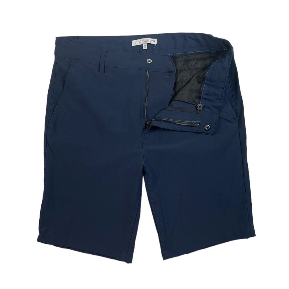 SH576 Mens Vince Camuto Designer Stretch Chino Performance Golf Shorts 30
